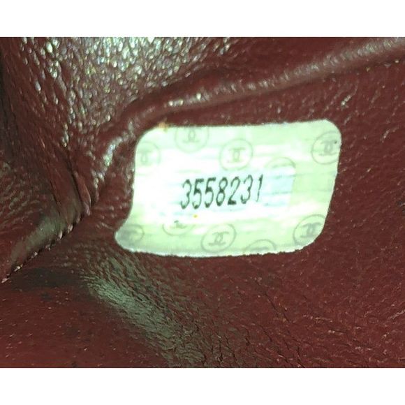 Chanel Vintage Classic Double Flap Bag Quilted Lambskin Medium Black - Picture 9 of 9